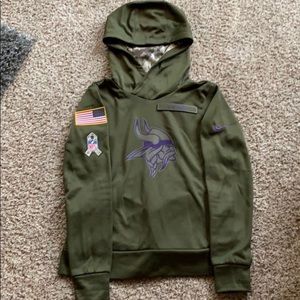 Minnesota Vikings Nike Salute to Service Hoodie